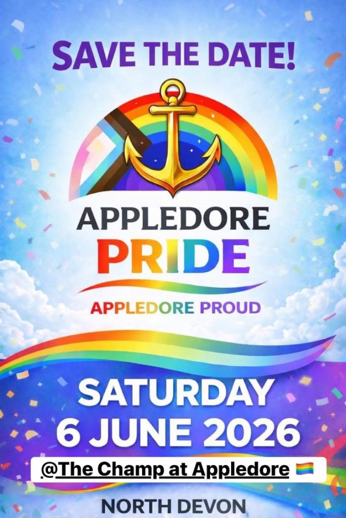 Appledore Pride 2026 supported by the Appledore Festival Book tickets now